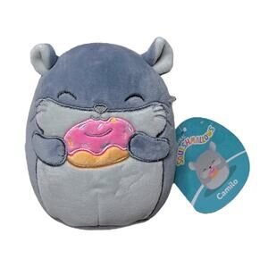 Squishmallows Camilo the Chinchilla with Donut 5" Plush